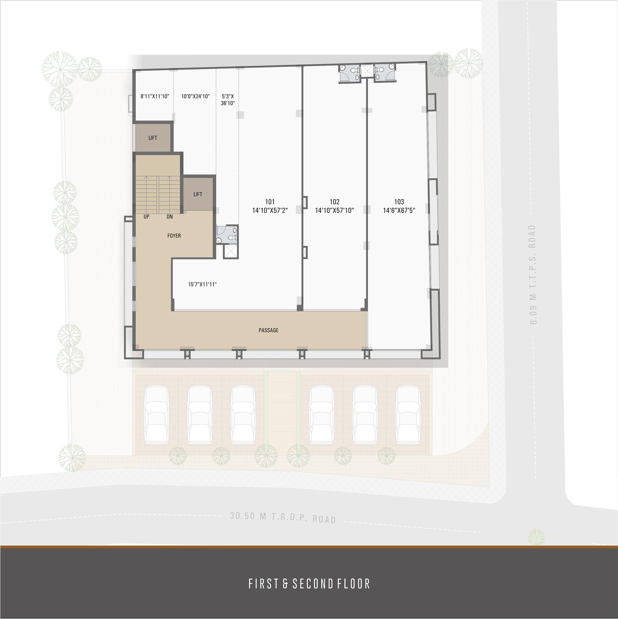 Retail shops for sale in Maninagar - Empire Crest 1 & 2 Floor