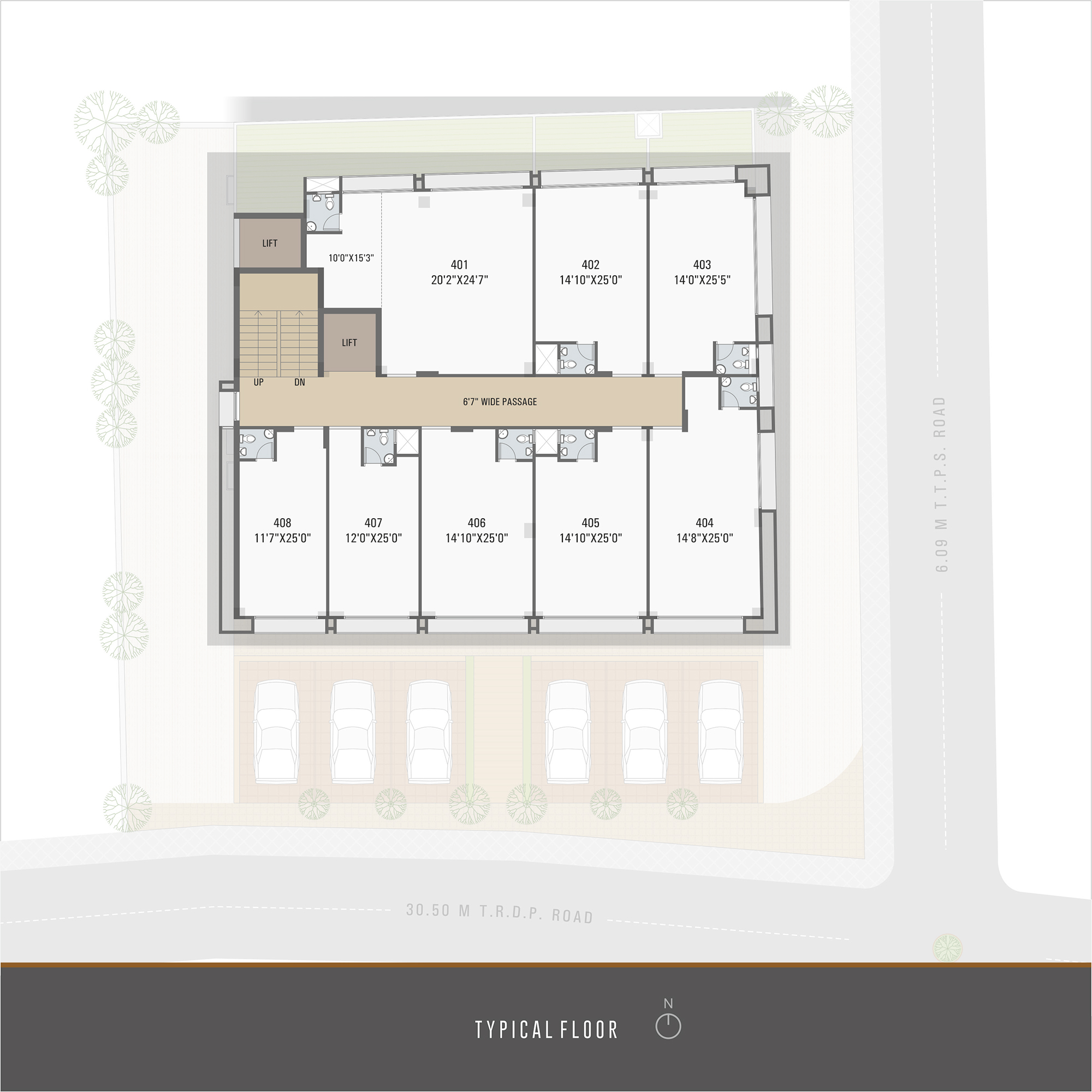 Retail shops for sale in Maninagar - Empire Crest floor