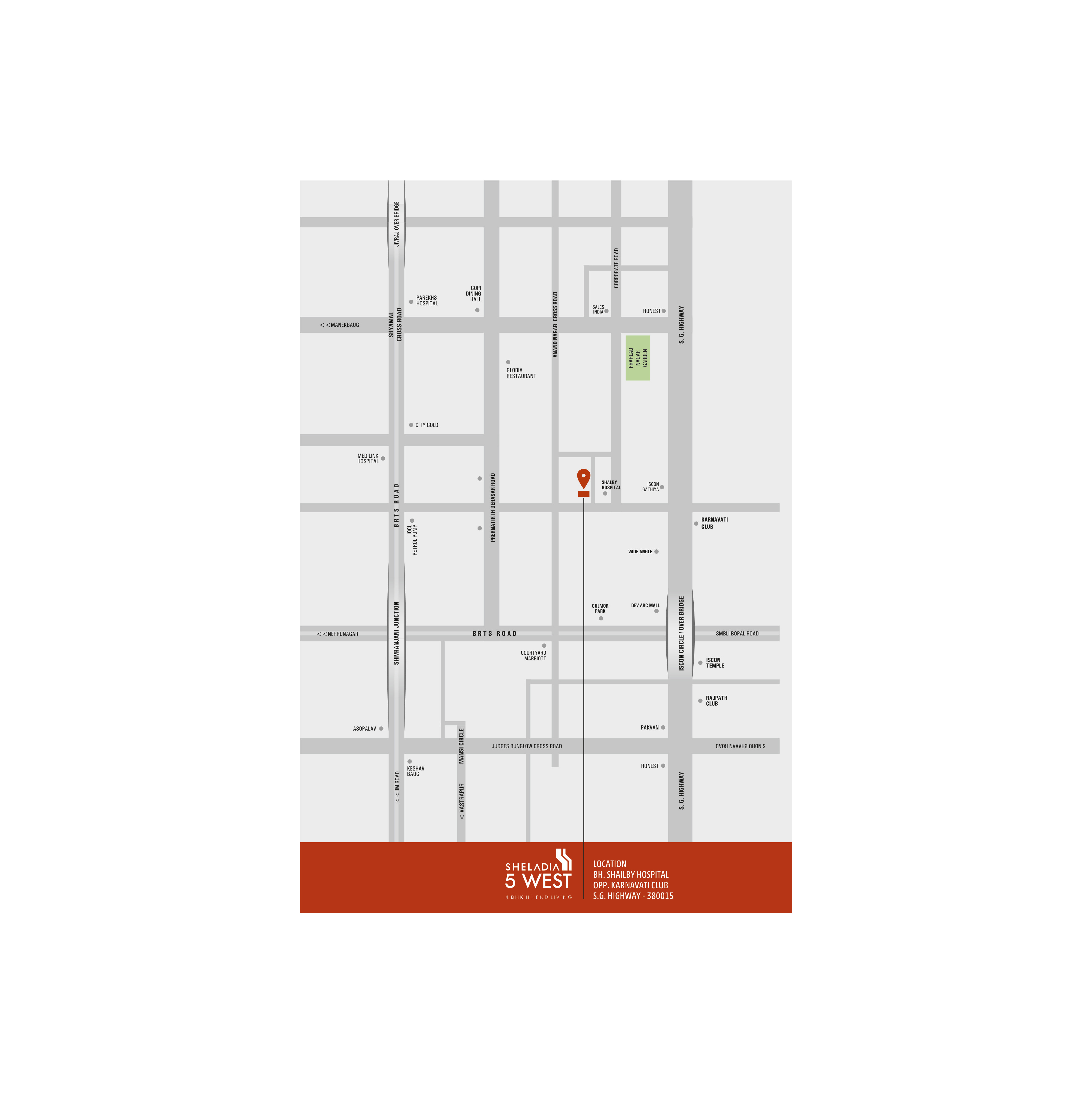 Luxurious Flats in Prahlad Nagar Ahmedabad