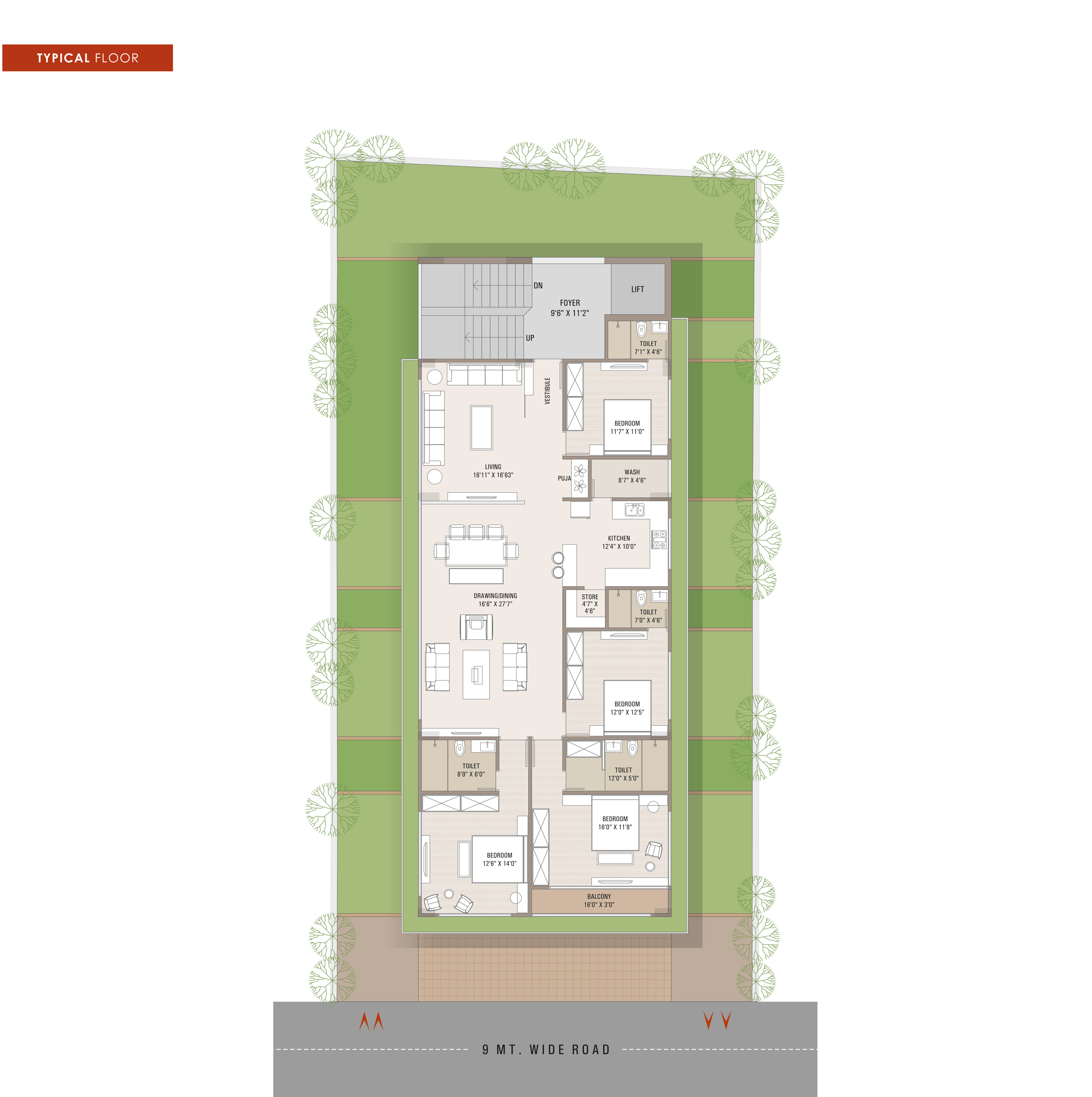 Luxurious Flats in Prahlad Nagar Ahmedabad