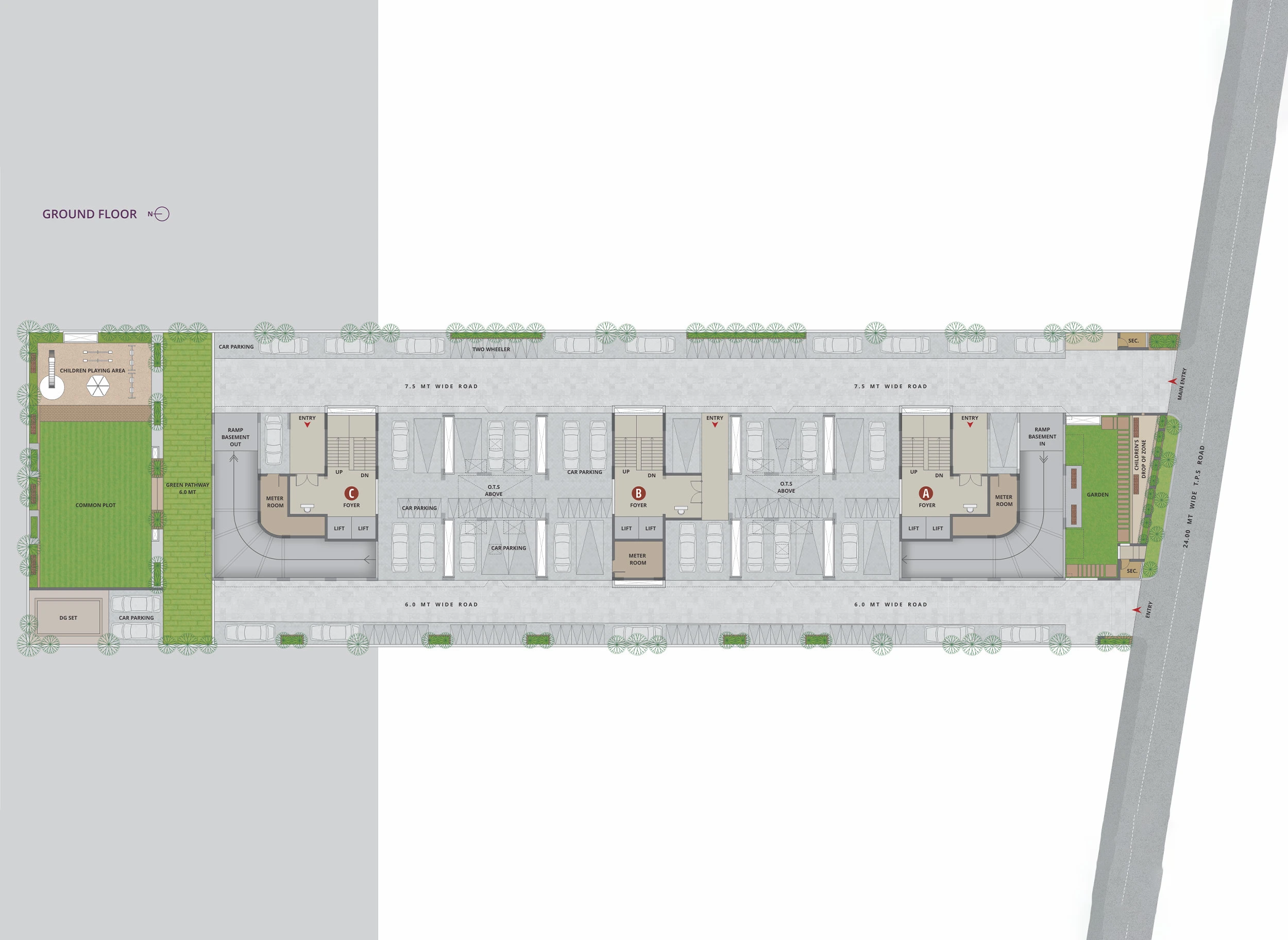 Sheladia Trinary Ground Floor Plan